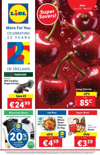 Lidl offer  - 19.06.2025 - 25.06.2025.