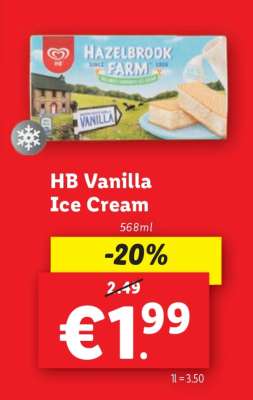 HB Vanilla Ice Cream