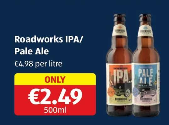 Roadworks IPA/Pale Ale