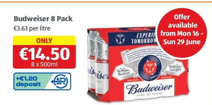 Budweiser 8 Pack