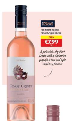 Premium Italian Pinot Grigio Blush