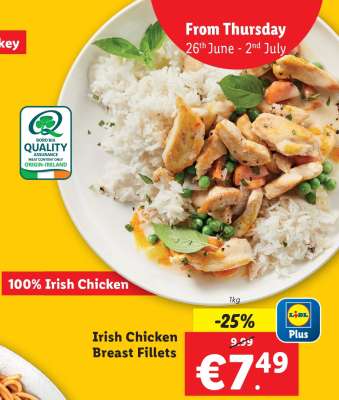 Irish Chicken Breast Fillets