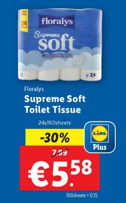 Florays Supreme Soft Toilet Tissue