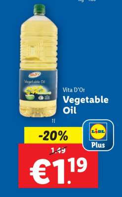 Vita D'Or Vegetable Oil