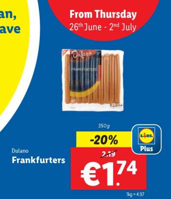 Dulano Frankfurters