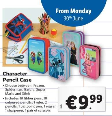 Character Pencil Case